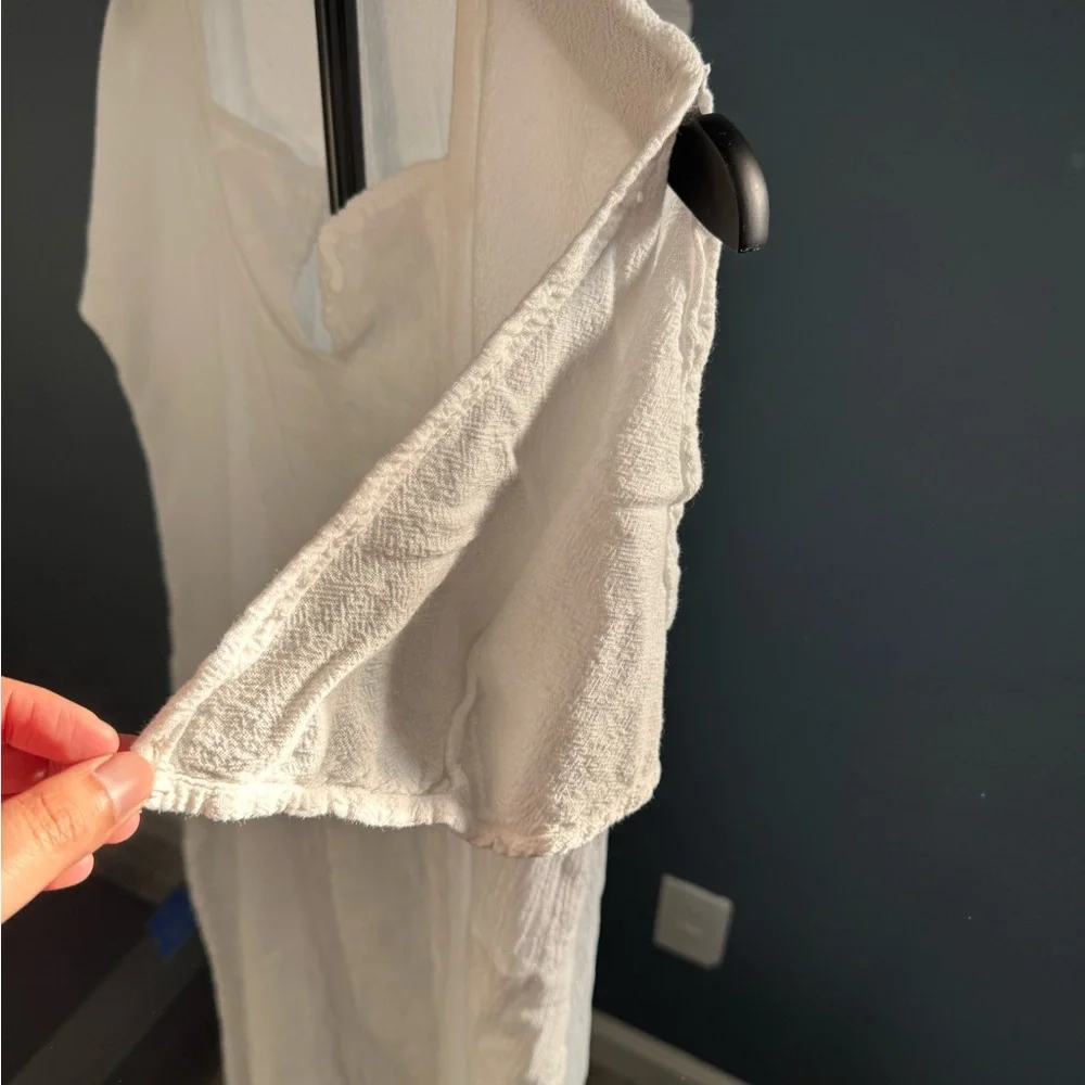 Elegant White Swim Coverup